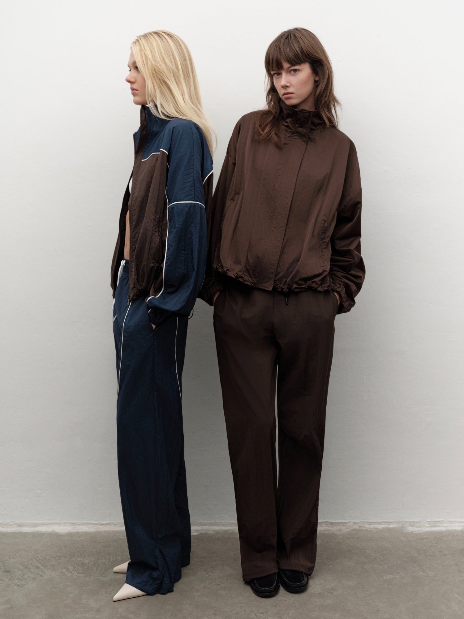 Unisex Tracksuit Pants in Brown