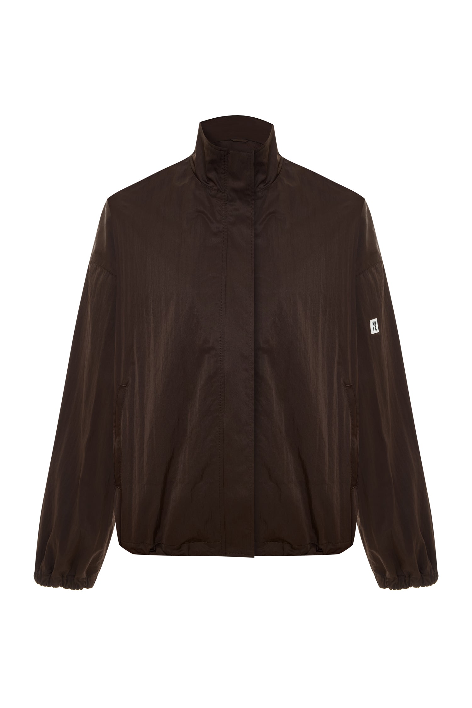 Unisex Zip-up Jacket in Brown