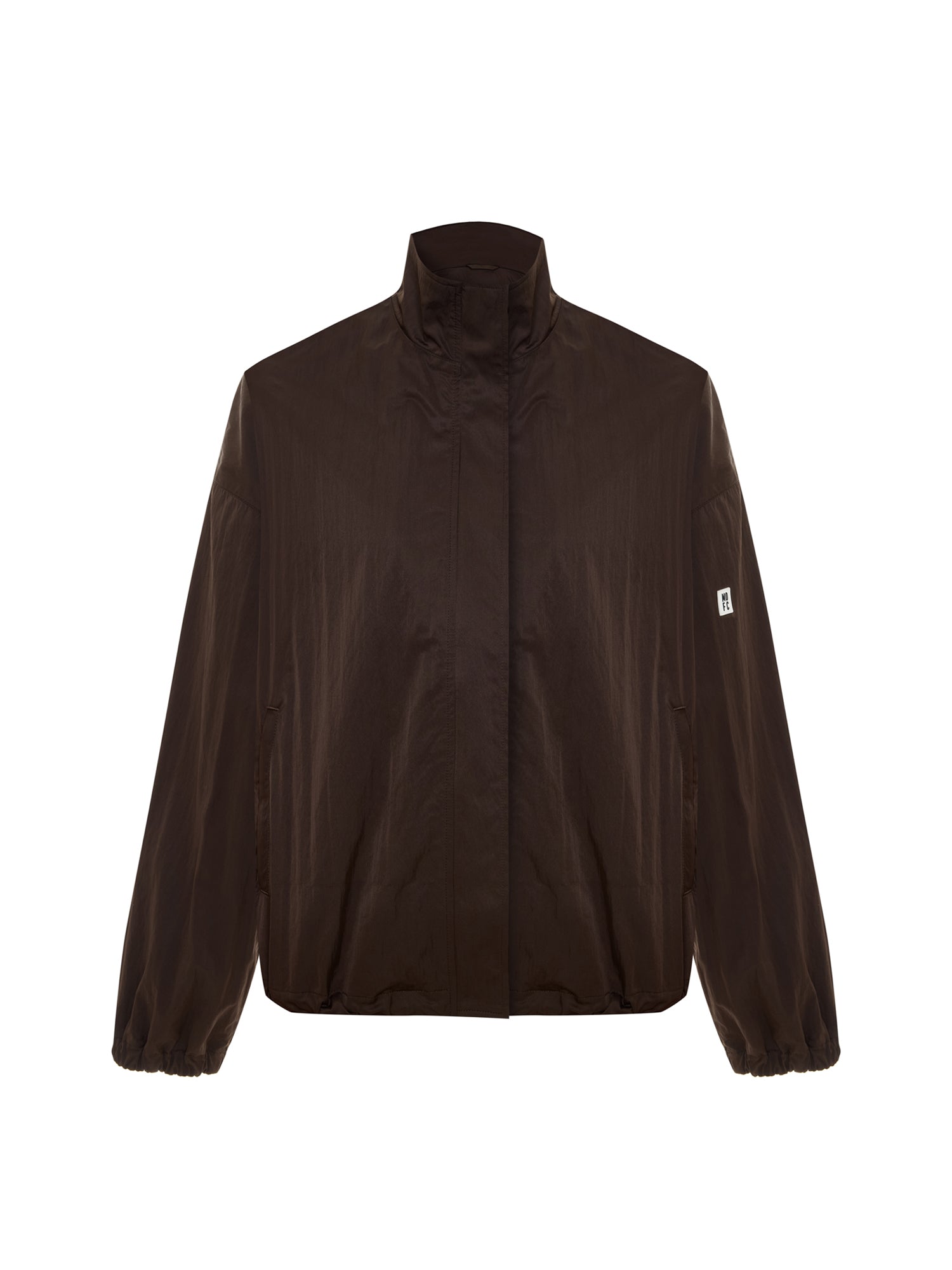 Unisex Zip-up Jacket in Brown