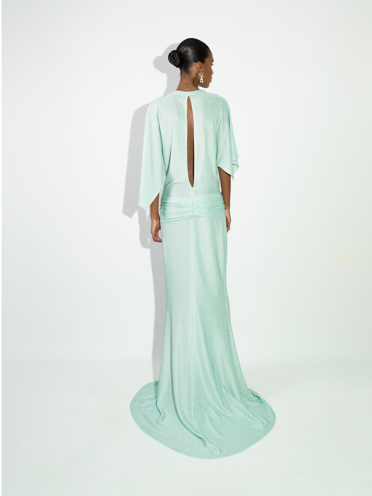 Mint Knit Midi Dress