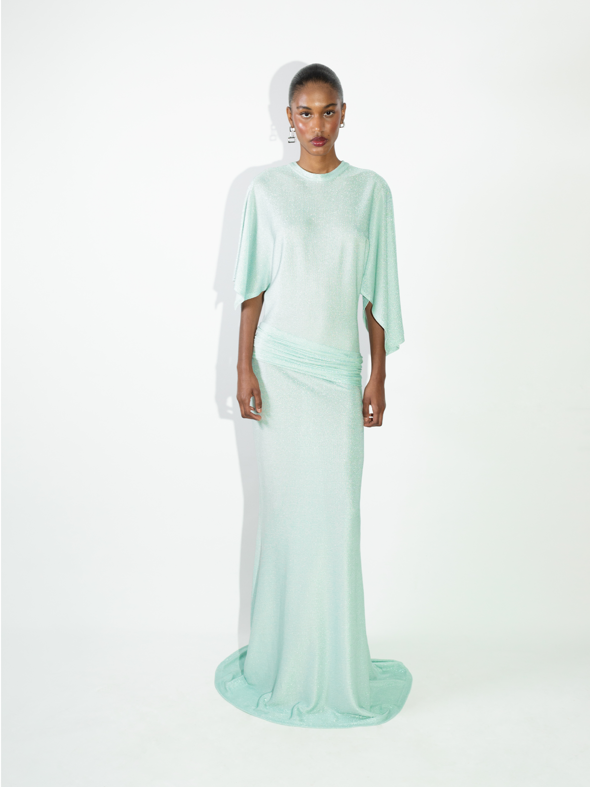 Mint Knit Midi Dress