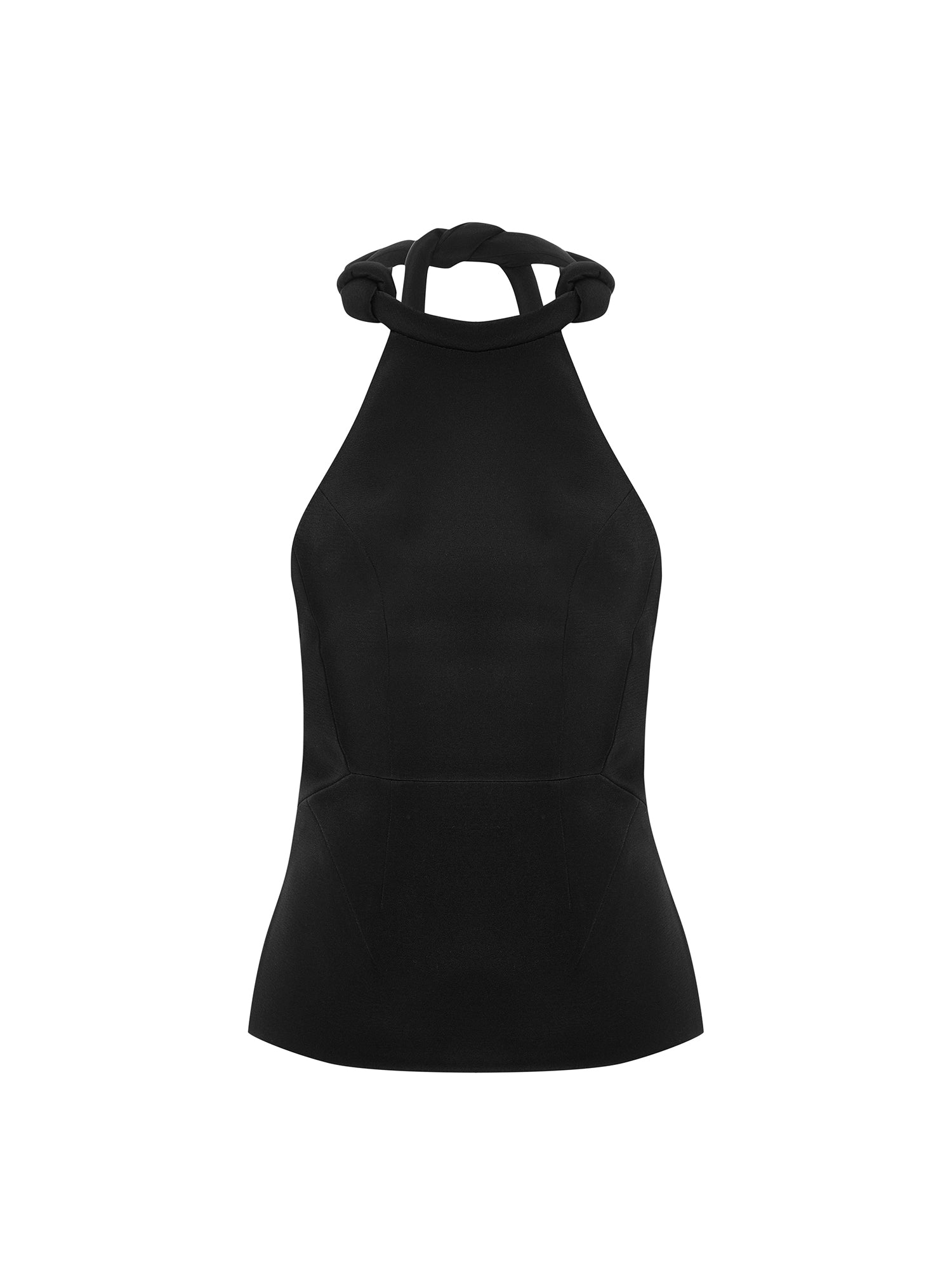 Knot-detail Top in Black
