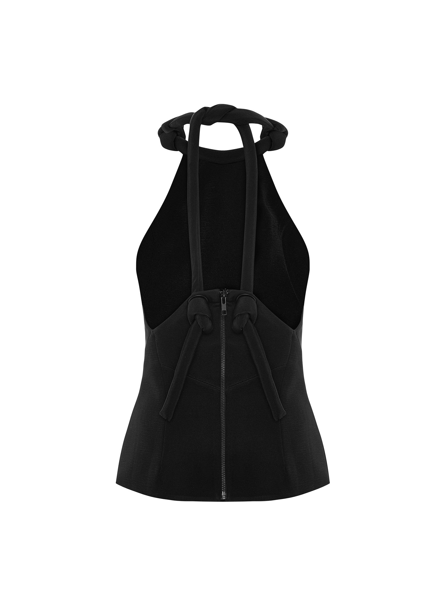 Knot-detail Top in Black