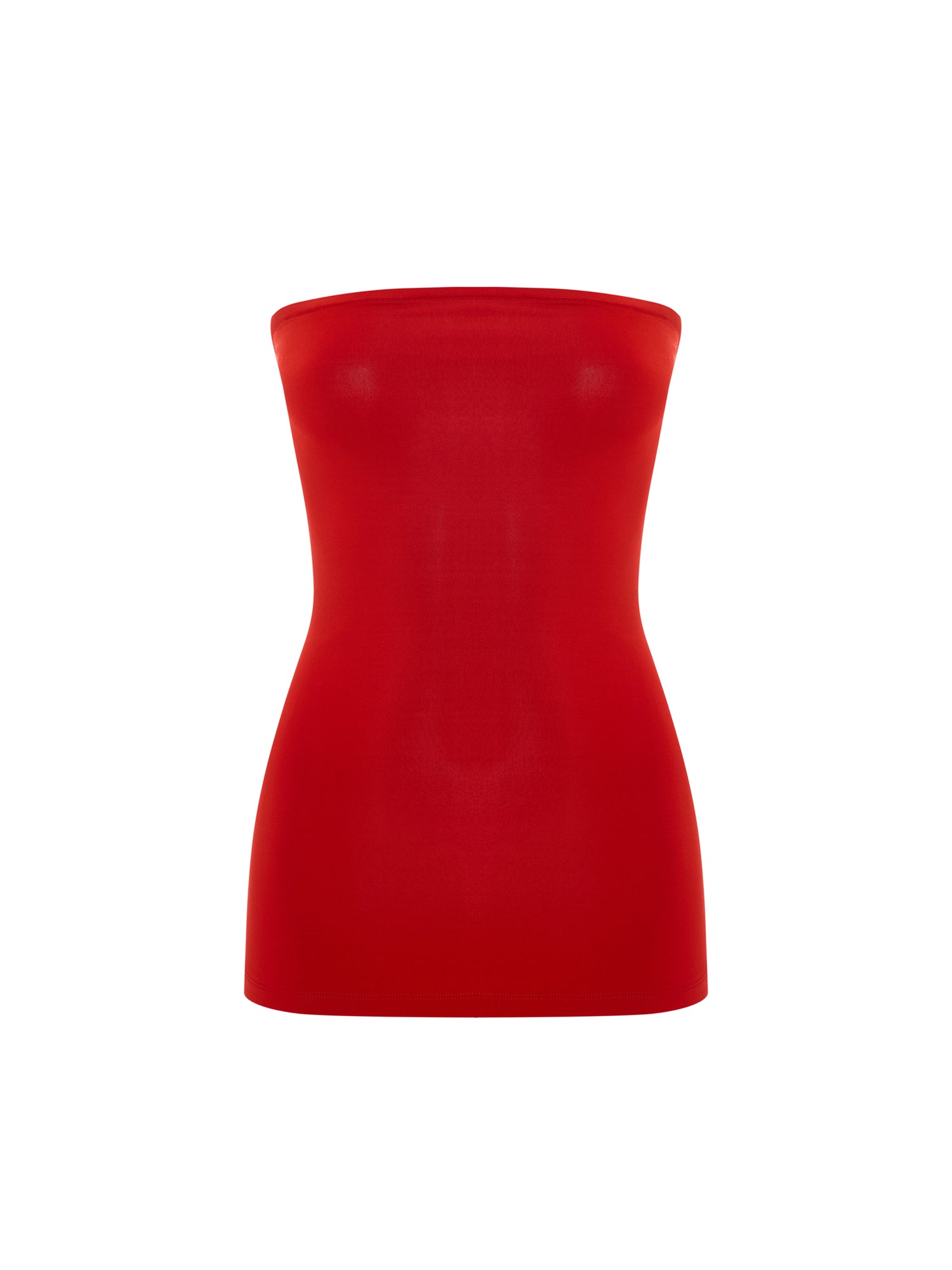 Strapless Top in Red