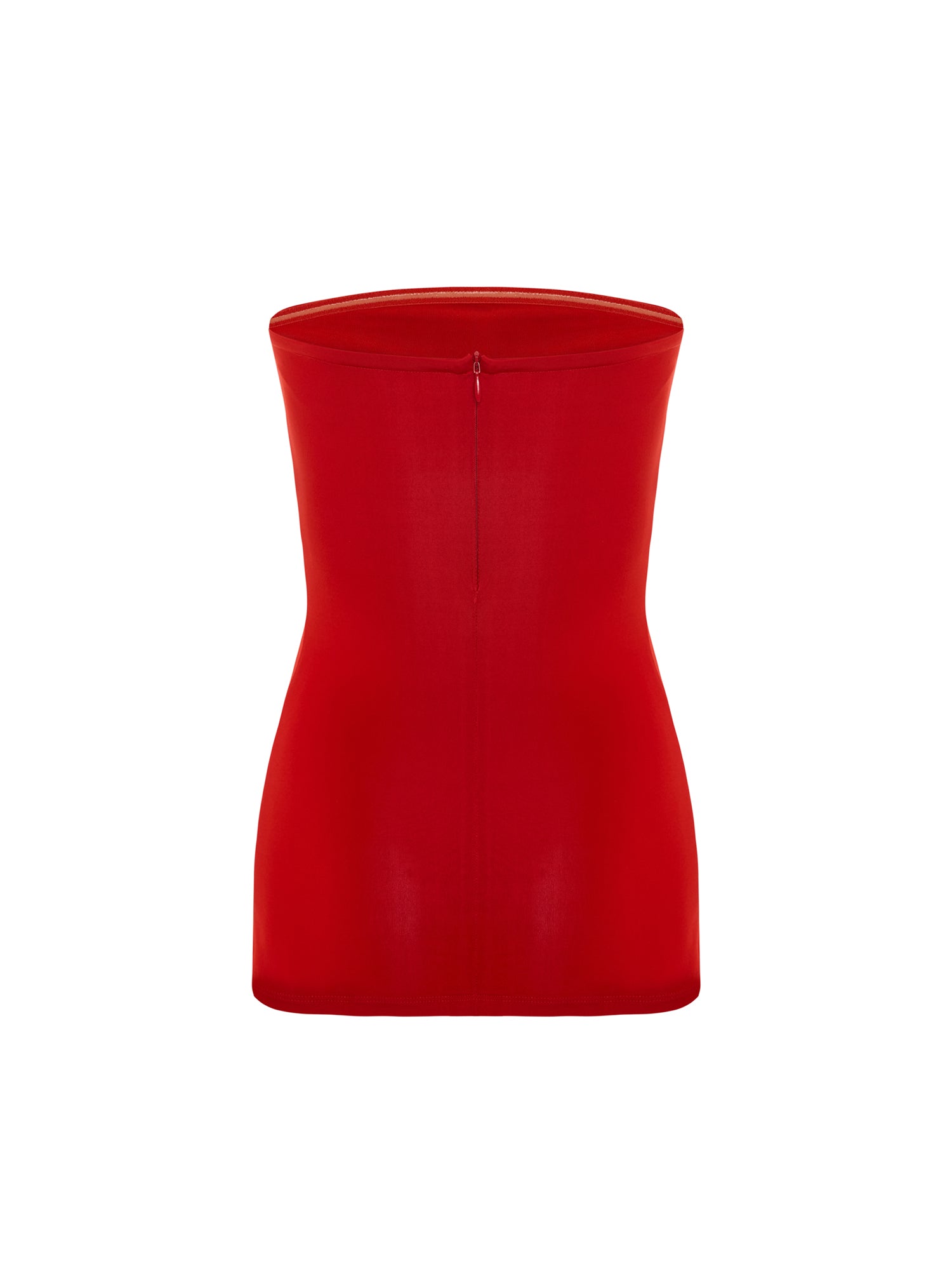 Strapless Top in Red