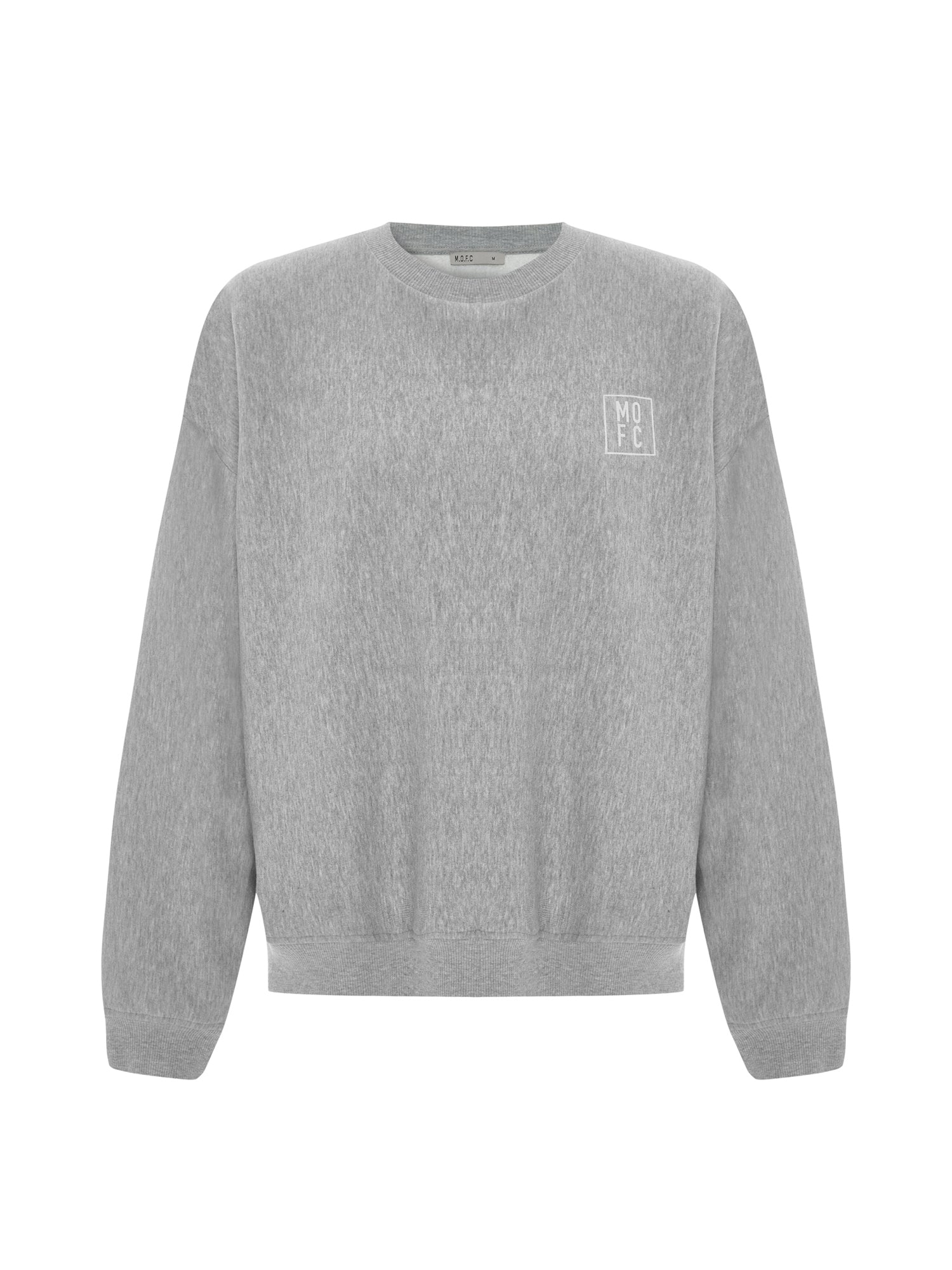 Unisex Destroyed Logo-print Crewneck Sweatshirt