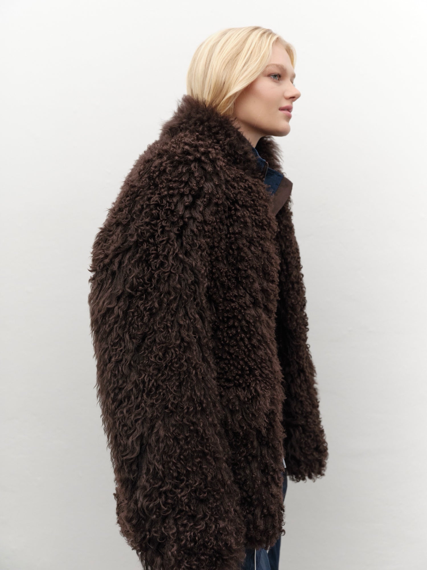 Brown Shearling Coat