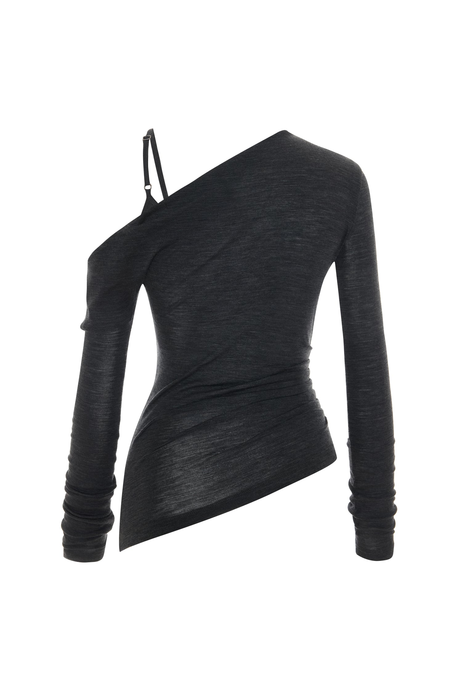 Merino-wool Three-piece Ensemble in Dark Grey