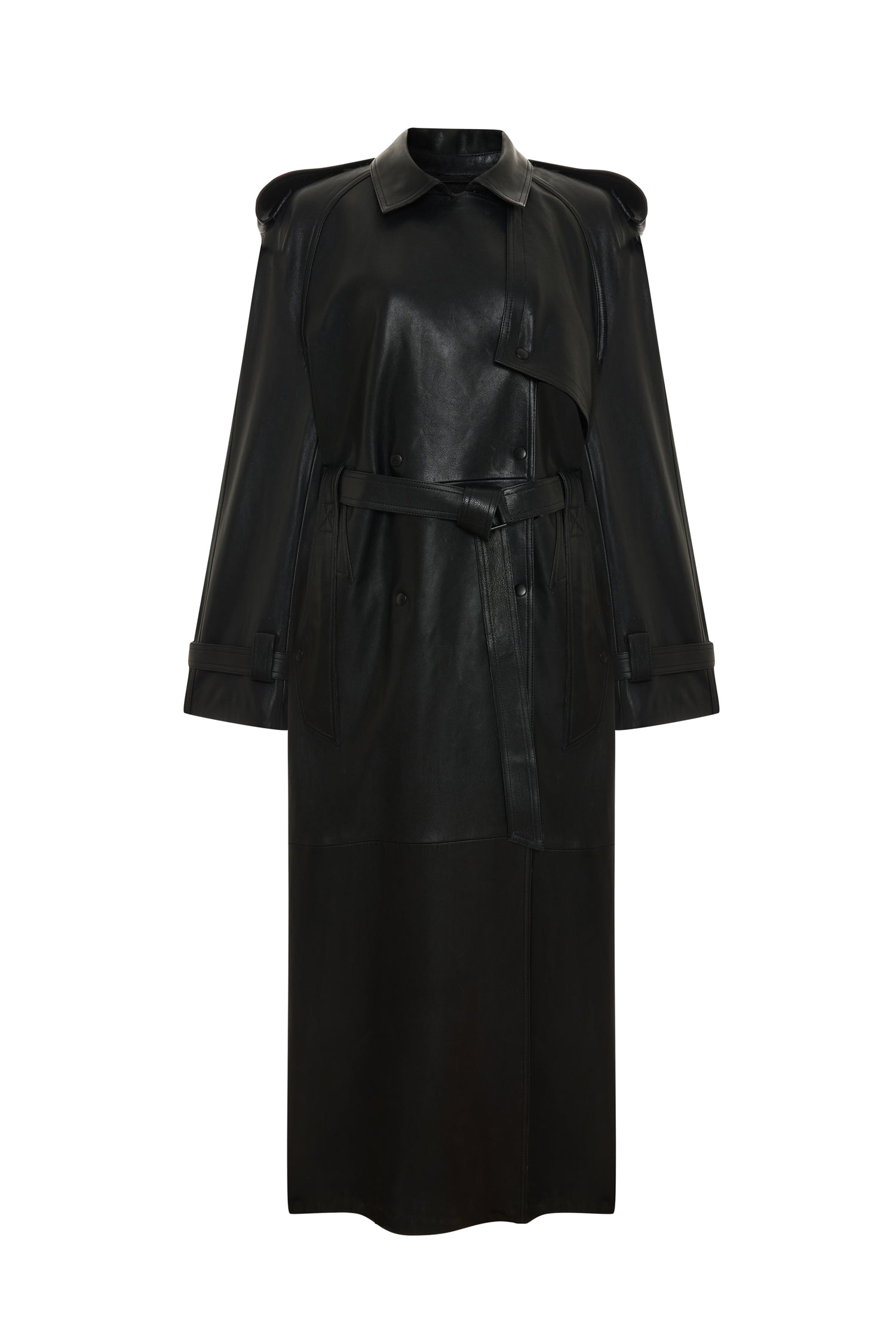 Retro-inspired Lambskin Trenchcoat