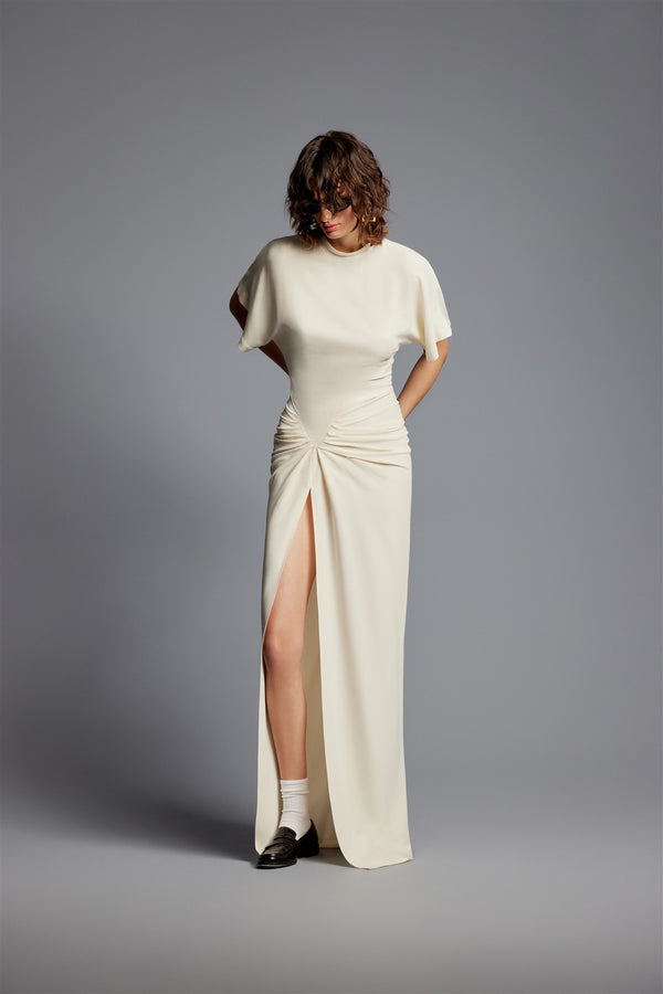 'Ivy' Relaxed Fit Light Crepe Maxi Dress