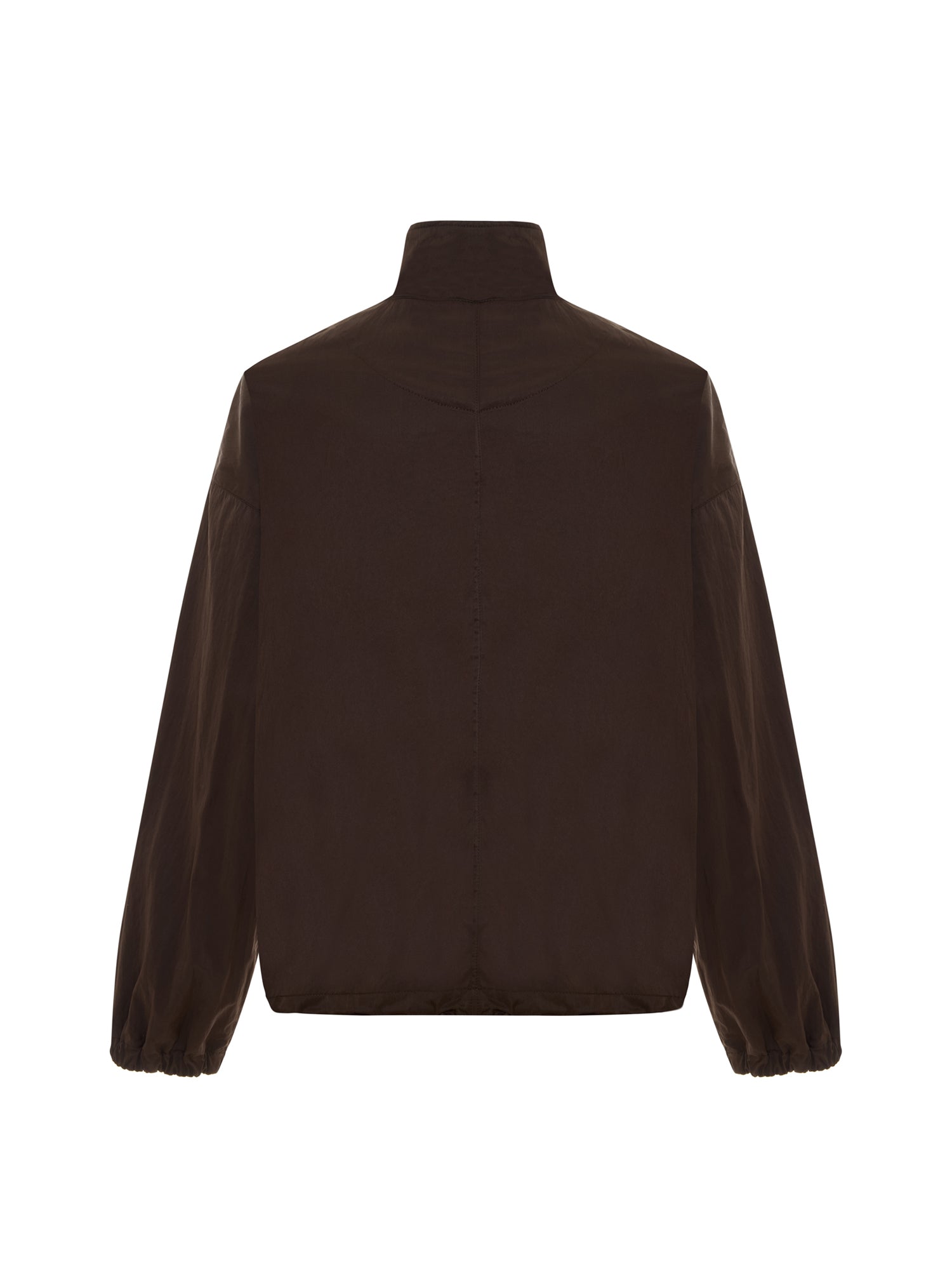 Unisex Zip-up Jacket in Brown