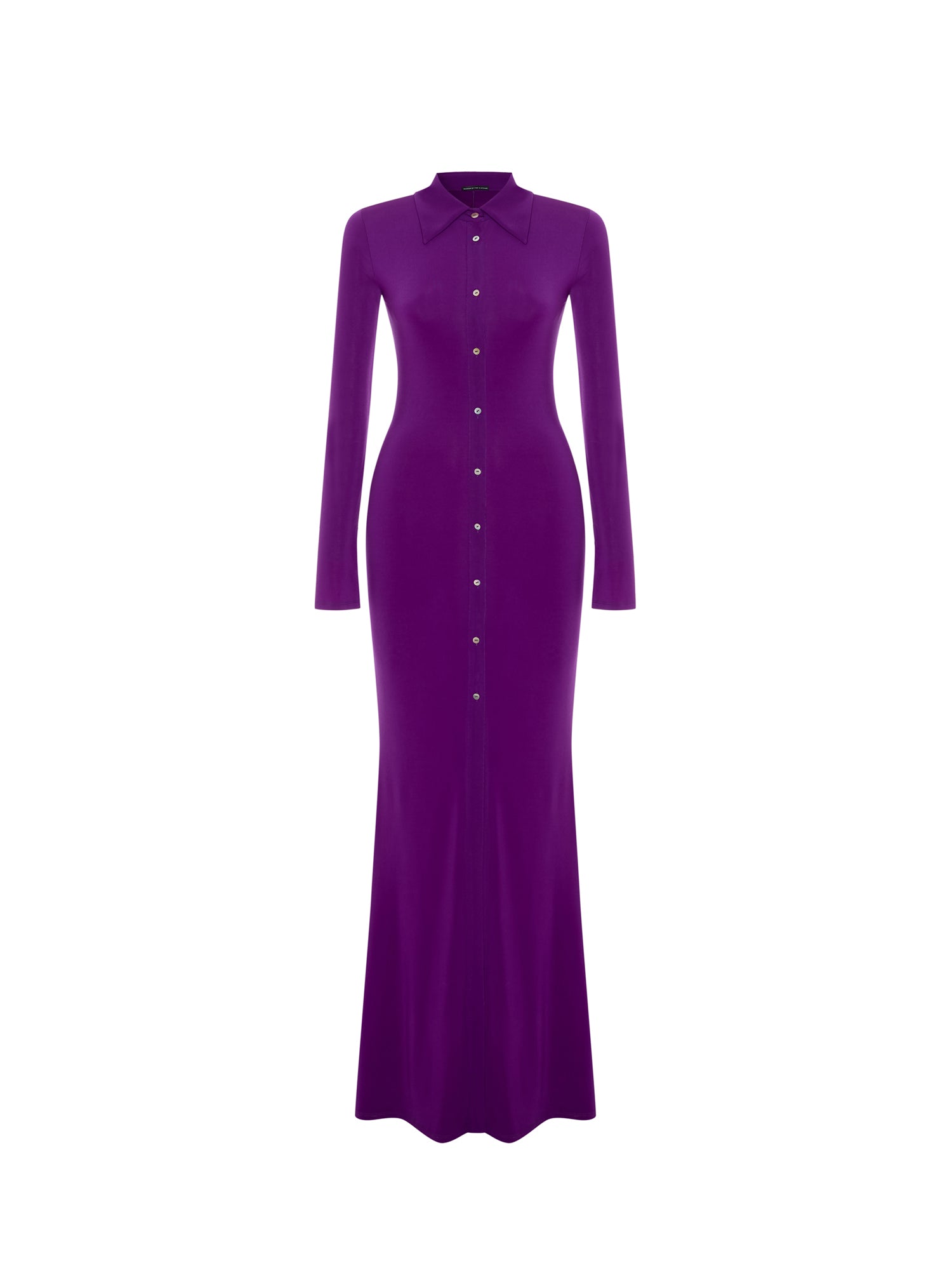 Maxi Shirt Dress in Cyclamen