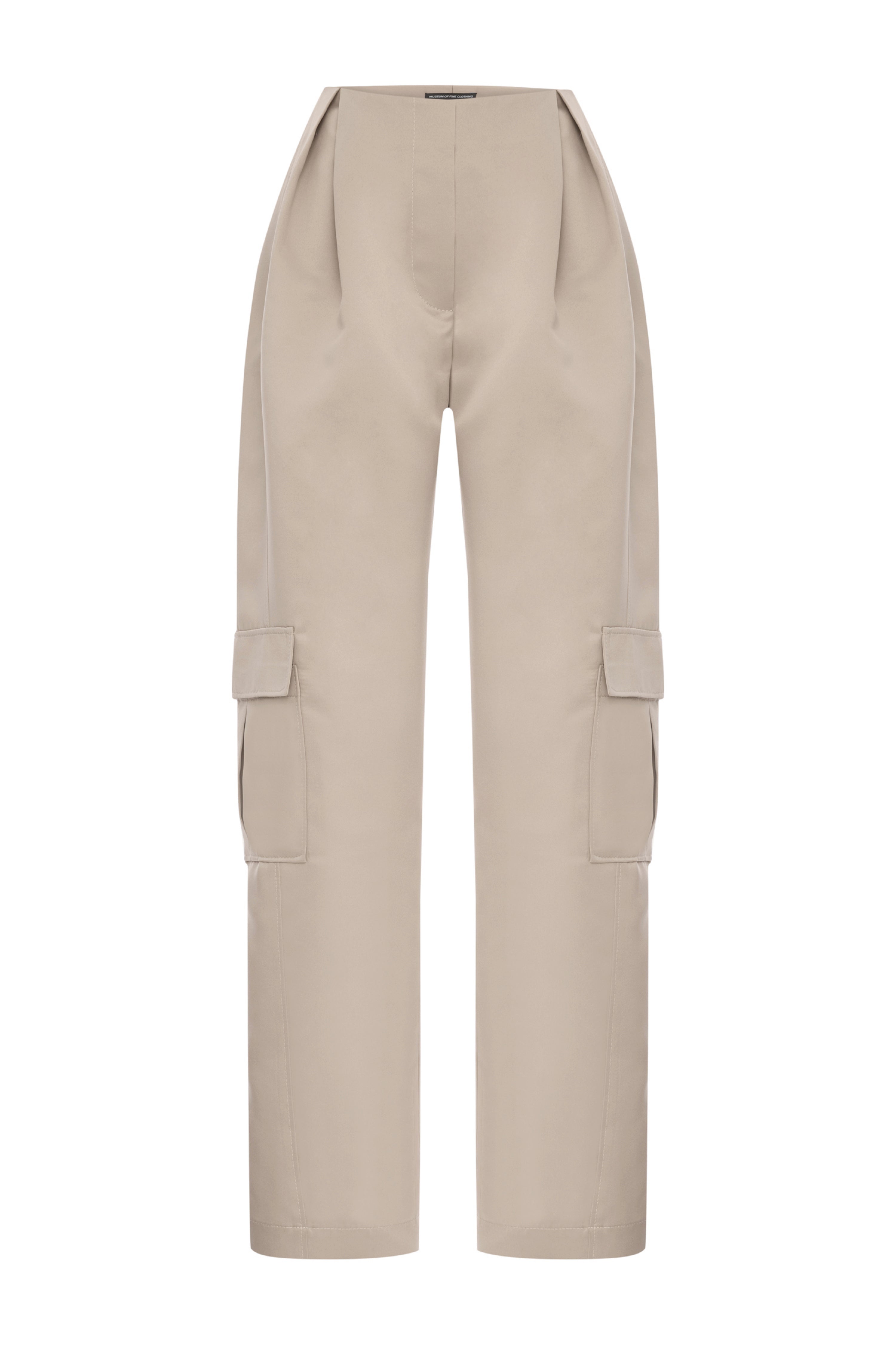 'Naya Pant' Pleated ankle mid rise cargo pant