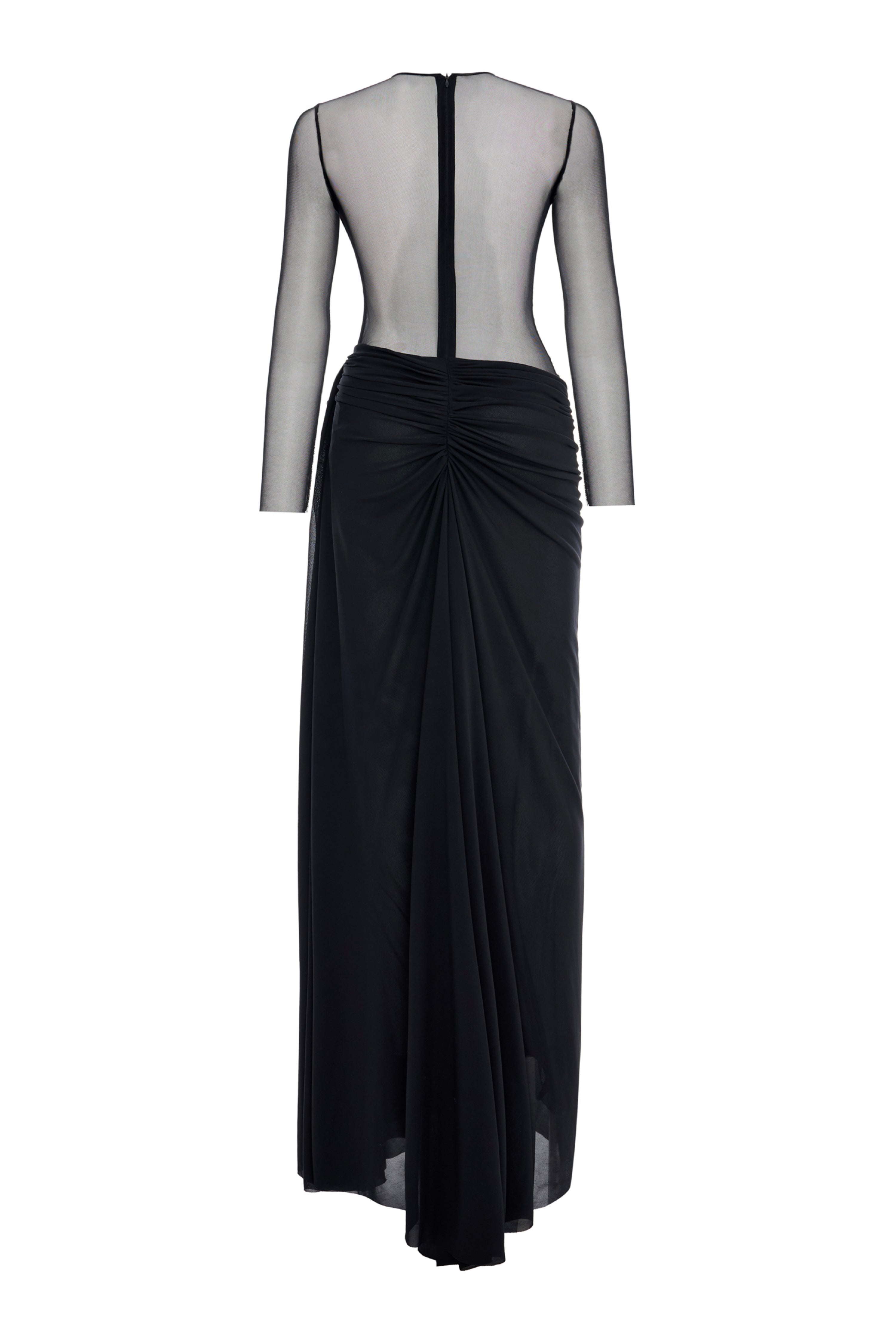 'Sia' Ruched jersey maxi dress