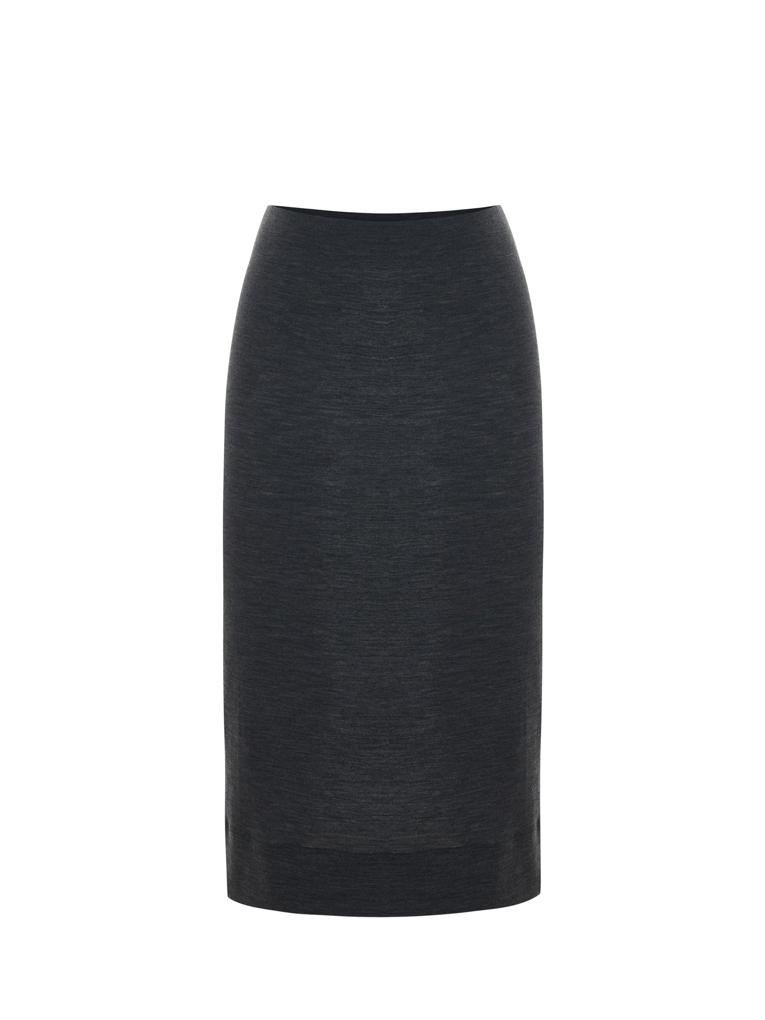Merino-wool Three-piece Ensemble in Dark Grey
