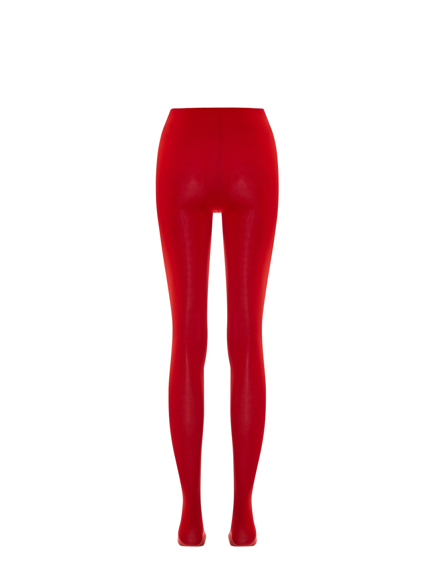 High-rise Leggings in Red