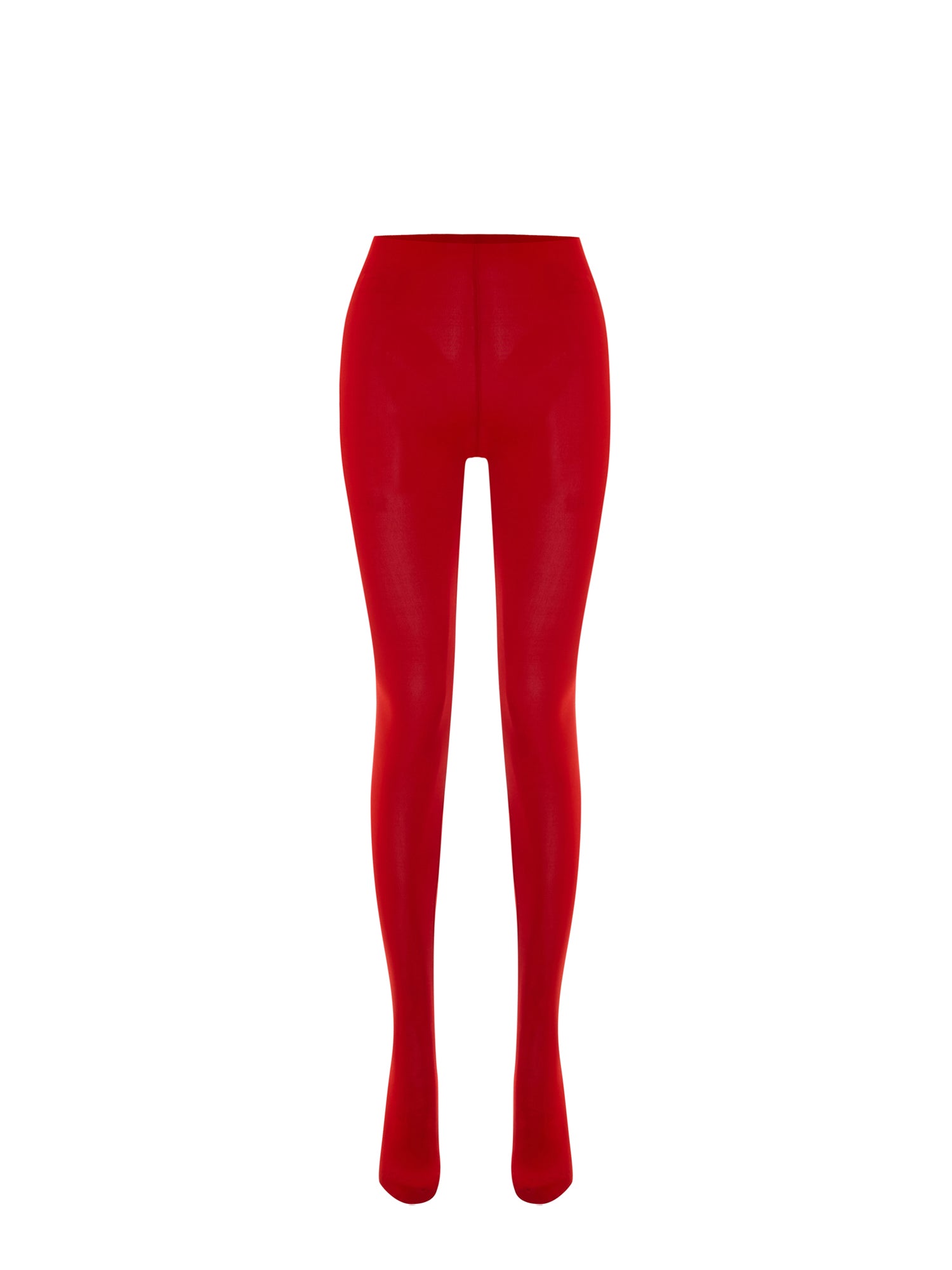 High-rise Leggings in Red