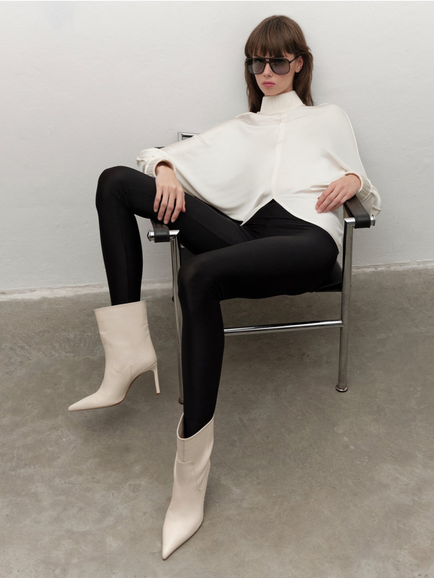 85mm Lee Booties in Smooth Leather