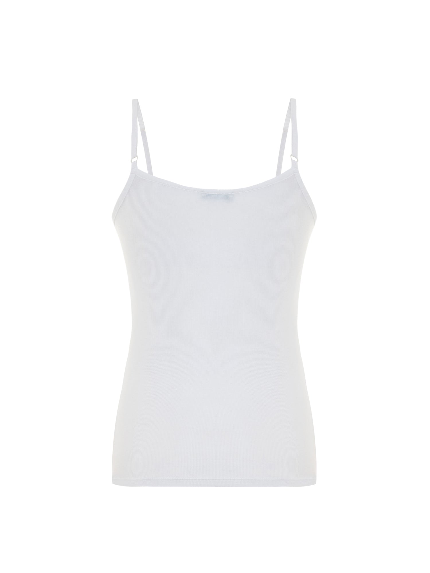 Ribbed Camisole in White