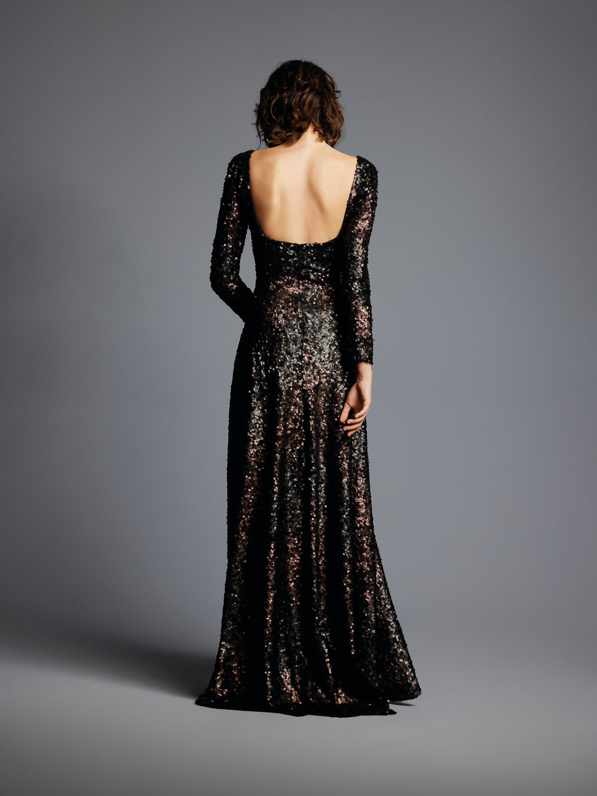 Brown Sequin Dress