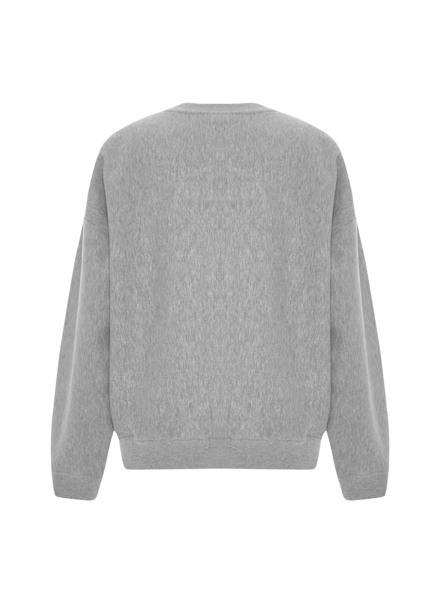 Unisex Destroyed Logo-print Crewneck Sweatshirt