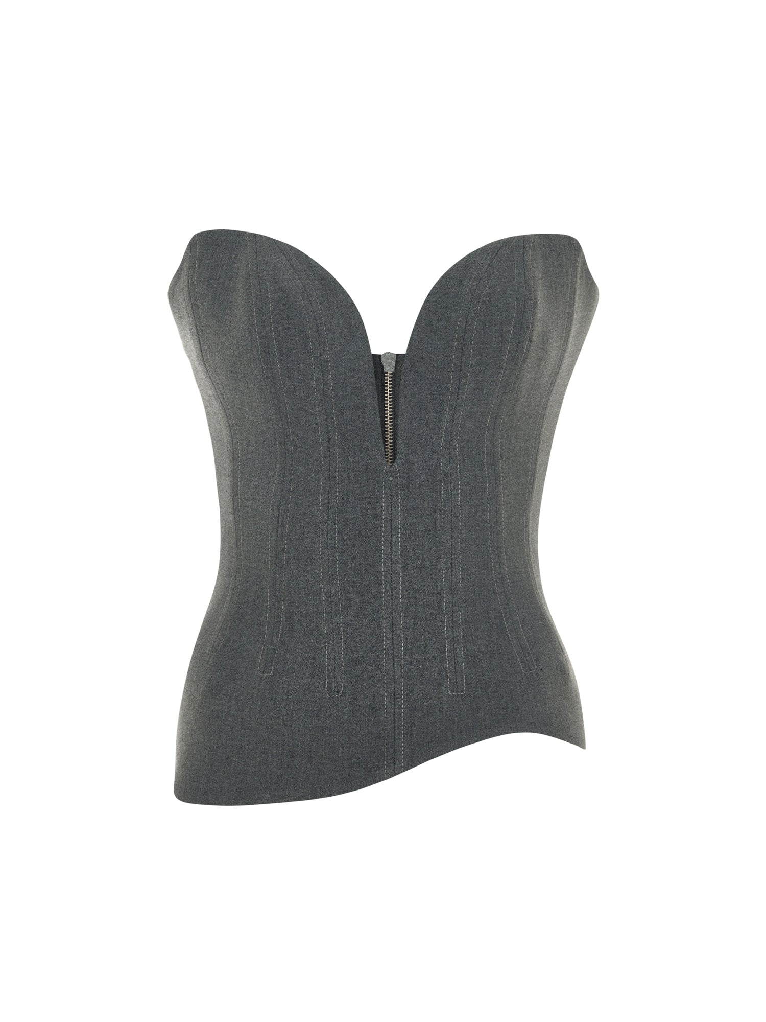 Corset Top in Grey