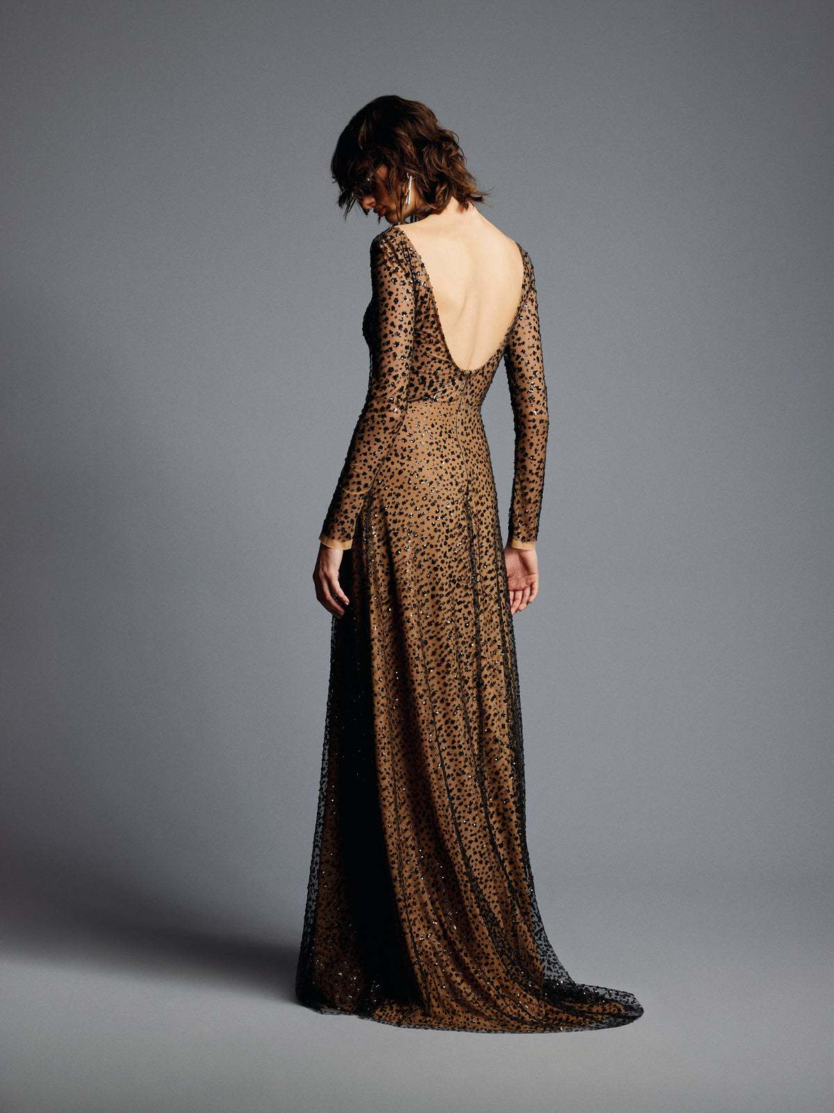 Sequined Tulle Dress